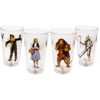 The Wizard of Oz set of 4 Glasses BUY